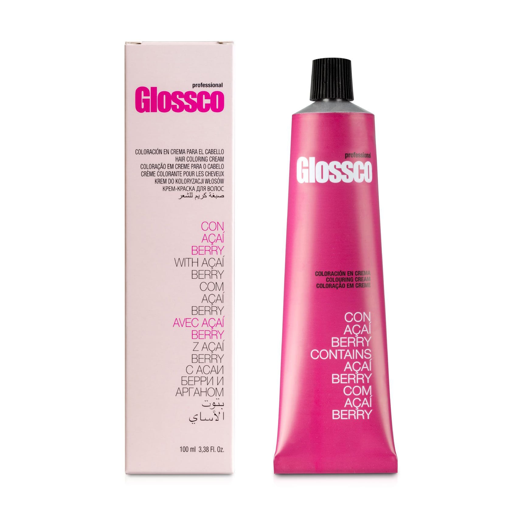 Перманентна крем-фарба для волосся Glossco Professional Hair Coloring Cream 8.34 Light Cooper Golden Blonde, 100 мл